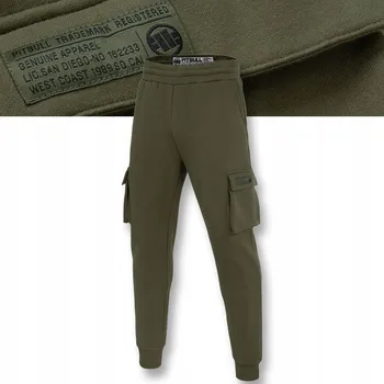 Dámské spodní prádlo Pitbull pánské tepláky Cypress Sport zelené, velikost M