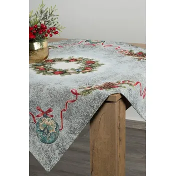 ubrus Ubrus GOB 903 popelový / červený