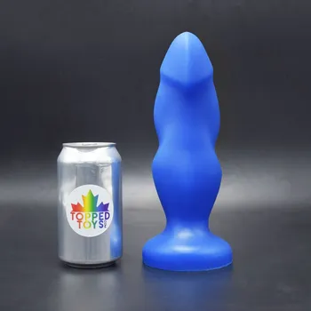 Dildo Topped Toys Hilt 85 Blue Steel, prémiové silikonové dildo 22,4 x 7,1 cm