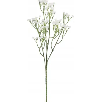 umělá květina Bílá Větvička gypsofily pro aranžmá 60 cm, DOPLNĚK NA ARANŽOVÁNÍ