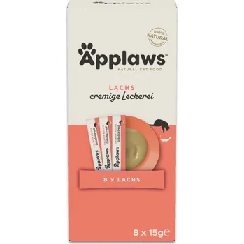 Krmivo pro kočku 8x15g Applaws Creamy Treat - losos