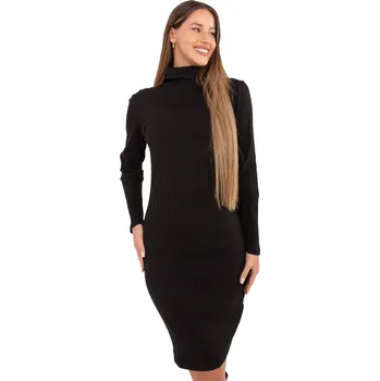 Dámské šaty Šaty RV-SK-A1048.83 černé S/M