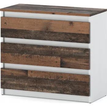 Komoda Komoda Stiv-Meble 80 x 33,5 x 71,5 cm, bílá matná