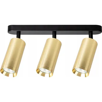 Bodové svítidlo Svítidlo MICA zlaté černé 3xGU10 bodové lišta ML1149 Milagro reflektor