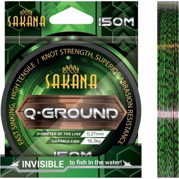 VLASEC SAKANA Q-GROUND ZELENÉ 0,22mm/150m/13,1kg !