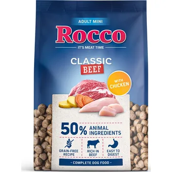 Krmivo pro psa 6x1kg Rocco Adult MINI Classic hovězí s kuřecím