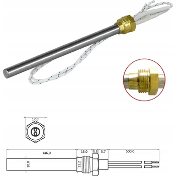 Zapalovač Zapalovač / Topné těleso pro biomasu, pelety, 300 W, ocelové