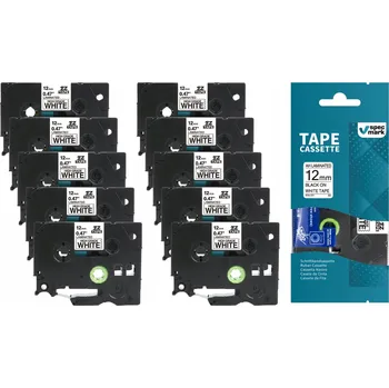 Pásek do tiskárny Páska do tiskárny Brother 12mm náhrada TZ231 12mm TZ-231 SADA 10 KS