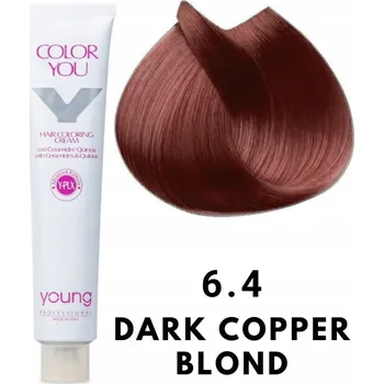 Barva na vlasy Young Barva na vlasy 6.4 (Tmavý měděný blond) 100 ml