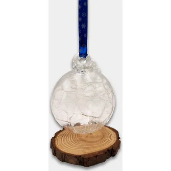 Vánoční ozdoba Vánoční koule Cracle Zdobení: Velikost S