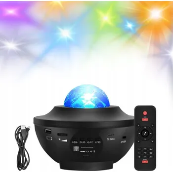 Projektor Projektor Noční Oblohy Projektor oblohy Noční Lampa LED Bluetooth reproduktor + dálkové ovládání