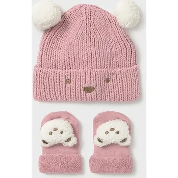 Čepice Dětská čepice a ponožky Mayoral Newborn 9933.1H.Newborn.9BYA růžová 30X, vel. 38