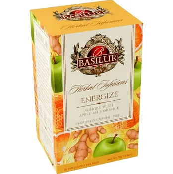Nápoj Herbal Infusions ENERGIZE - přebal (BASILUR - papír 20x1,5g)