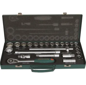 Gola sada Gola sada 1/2", 12hranné hlavice, 25 kusů, 10-32 mm - JONNESWAY S04H4925S