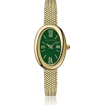 Hodinky Emily Westwood Emily Oval Gold Mesh EHZ-5910G + 2 měsíce na vrácení zboží