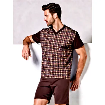 Pánské pyžamo Pánské Pyžamo Krátké FOLTÝN PK 500 Velikost: 3XL