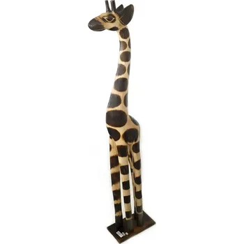 Žirafa 10 Socha / Dřevo 60 cm