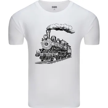 Pánské tričko Pánské Tričko S Potiskem pro fanoušky železnice, velikost 3XL