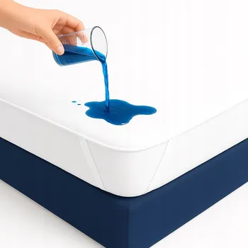 Prostěradlo Chránič matrace 200x200 BAVLNA VODĚODOLNÝ 90C S ELASTICKÝM POLSKÝ