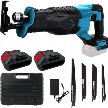 Ruční pilka PILA OCASKA AKUMULÁTOROVÁ PŘÍMOČARÁ PILA S PILOVÝMI LISTY 4ks