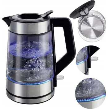 Rychlovarná konvice Rychlovarná konvice Mesko Interek 2200 W 1,7 l průhledná