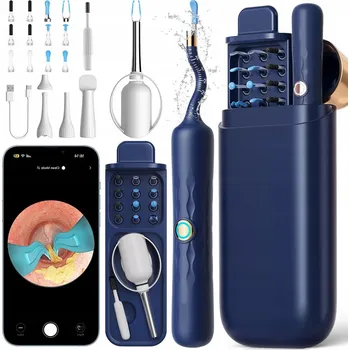 Zabezpečení domácnosti SMART OTOSKOP Z KAMERĄ PRO ČIŠTĚNÍ UŠÍ ENDOSKOP KLEŠTĚ SADA