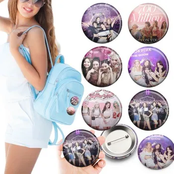 6 Kusů odznaků Brož Blackpink oblečení batohy dekorace Dárek k narozeninám