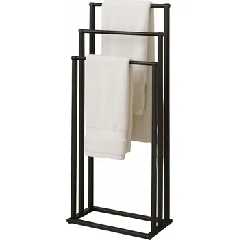 Držák na ručník Stojan na ručníky Černý Evg Trade
