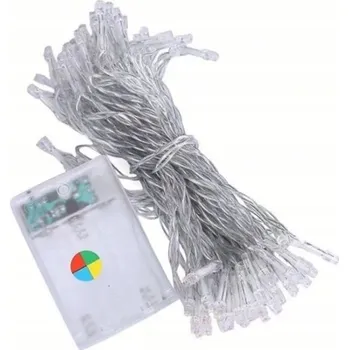 Vánoční dekorace Vánoční osvětlení na stromeček LED - 5m/50 světýlek vícebarevná/multicolor napájená