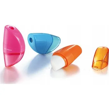 Ořezávátko Ořezávátko KEYROAD jednoduché s gumou, mix barev