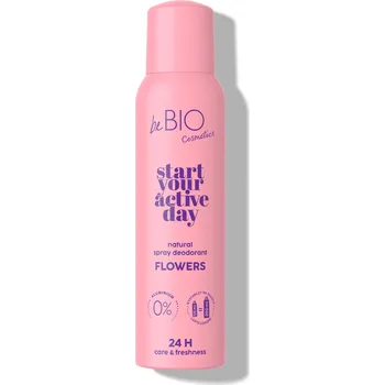 BeBIO START YOUR ACTIVE DAY TĚLOVÝ DEODORANT VE SPREJI FLOWERS 125 ml