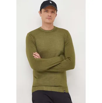 Pánský svetr Vlněný svetr Colmar pánský, zelená barva, lehký 4467T.8WZ 78A, vel. XXL