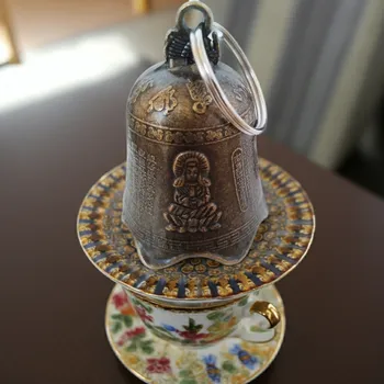 Zvonek pro Štěstí Buddha Měď 6cm