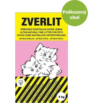 Podestýlka pro kočku ZVERLIT růžový podestýlka super jemná 5,8 kg - Poškozený obal