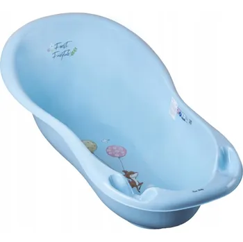 Koupání kojence Vanička Tega Baby modrá klasická s vložkou 102 cm