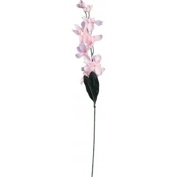 umělá květina VĚTVIČKA ORCHIDEJ RŮŽOVÁ 66 CM UMĚLÉ KVĚTY DOPLŇKOVÁ DEKORACE