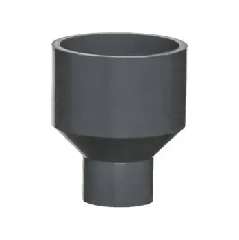 Vodovodní potrubí PVC tvarovka - redukce, 2x lepený spoj, 50 x 25 mm, dlouhá