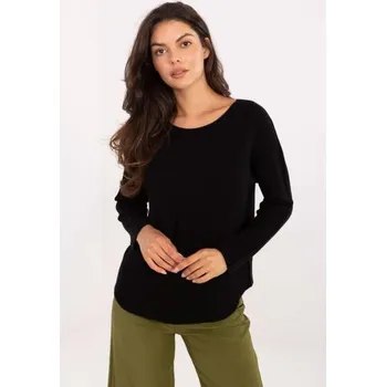 Dámský svetr Světle béžový svetr s barevnými mašličkami