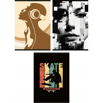 Sešit A4, 60 listů, linkovaný (mřížka), 70g, Gimboo, 1 kus