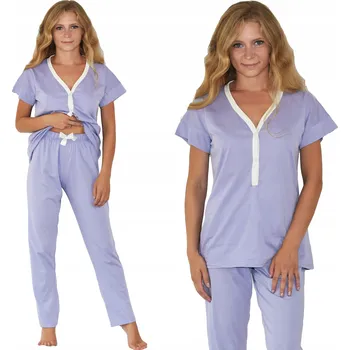 Dámské pyžamo Born2rest dámské pyžamo bavlna fialové barvy, velikost XL