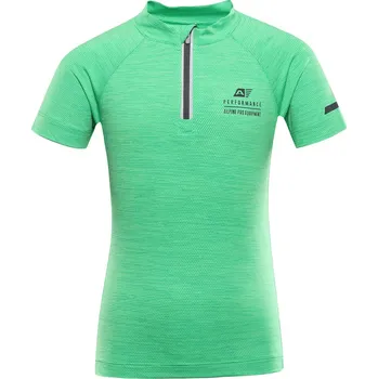 Chlapecké tričko Dětské rychleschnoucí cyklo triko ALPINE PRO LATTERO 2 zelená 164-170