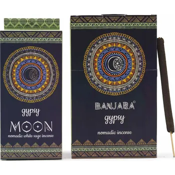 Vonná tyčinka Vonné tyčinky Gypsy Nomadic Banjara - Bílá Šalvěj 6 Ks
