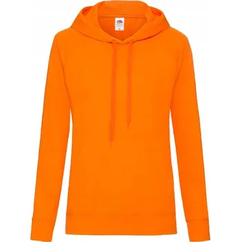 Dámská mikina Dámská s kapucí oranžová Mikina vel. XL