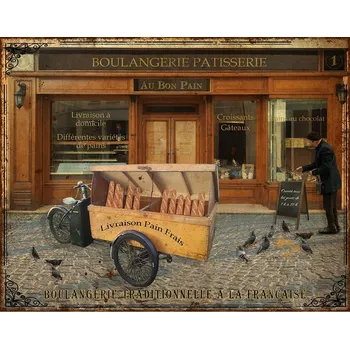 Plechová cedule Antic Line Plechová cedule pekárna