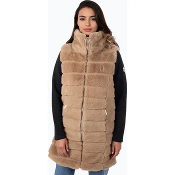 Dámská vesta Dámská vesta Aulp Carra Faux Fur taupe
