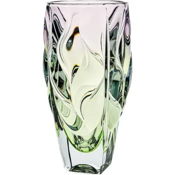 Váza Bohemia Jihlava BAMBOO váza zeleno-fialová 300 mm