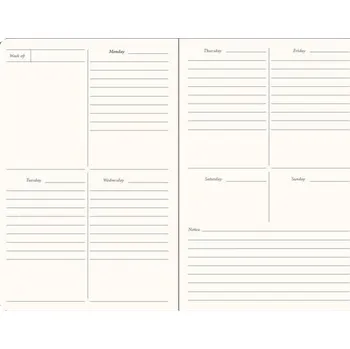 Plánovač A5 Astra černý