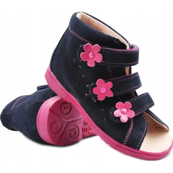 Dámské pantofle Korekční papuče s Thomasovým podpatkem do školy na suchý zip Dawid 33