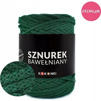 Nit PRÉMIOVÁ šňůra na makramé 5 mm 100 m lahvově zeleň