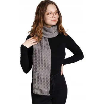 Šála Dámská zimní šála dlouhá šedá Univerzální YOCLUB